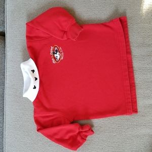 Early 90s Mickey Mouse Terry Sweatshirt, Embroidered Mickey Mouse